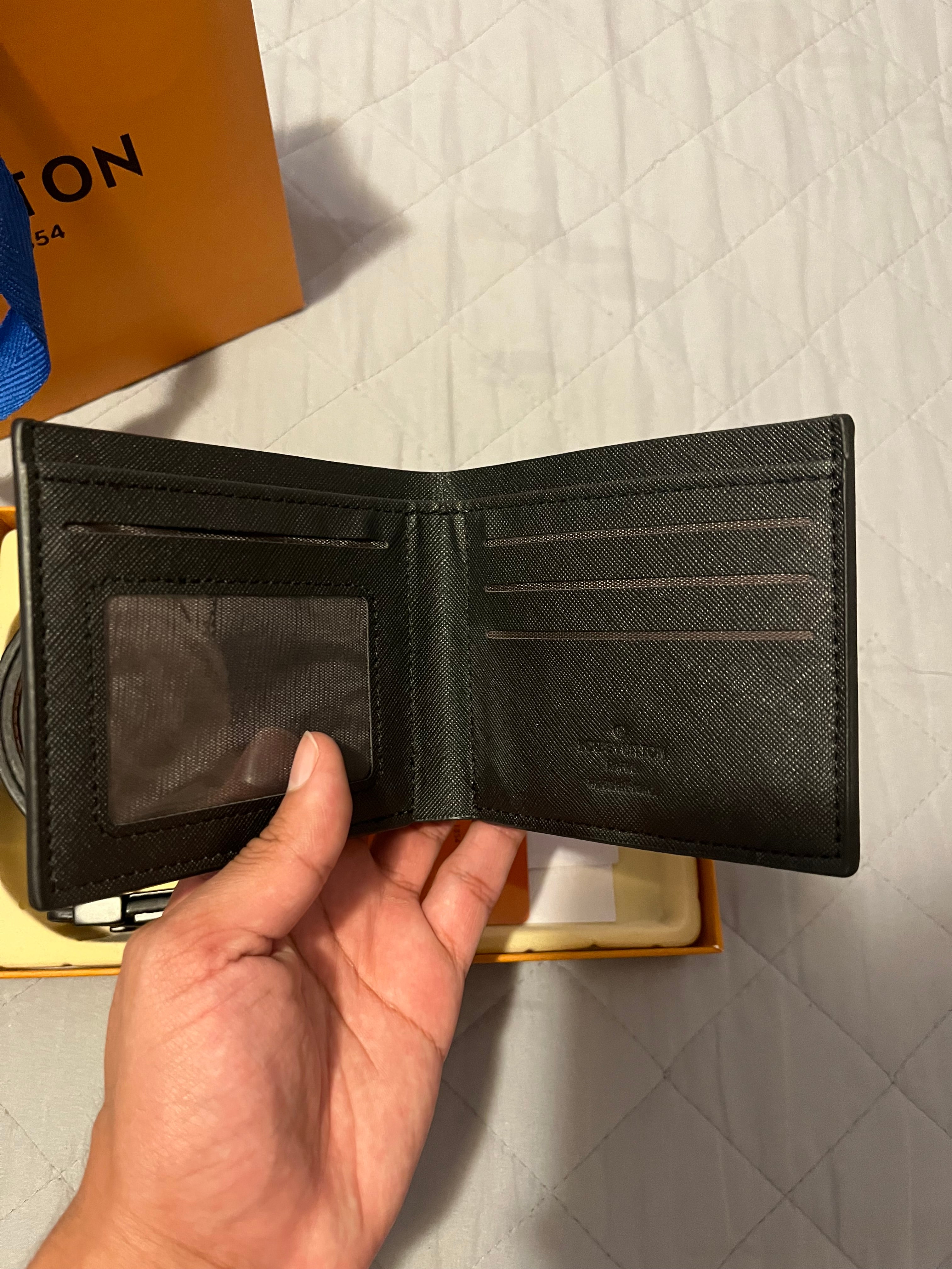 Louis Vuitton Belt & Wallet Set - Premium Men's Gift Set