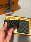 Louis Vuitton Belt & Wallet Set - Premium Men's Gift Set