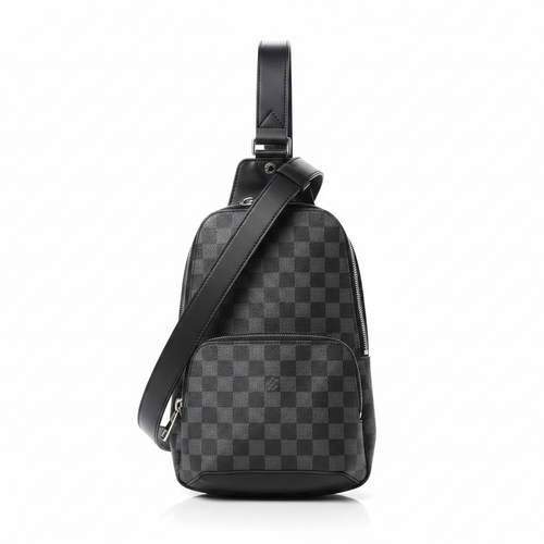 Crossbody Sling Bag on White Background