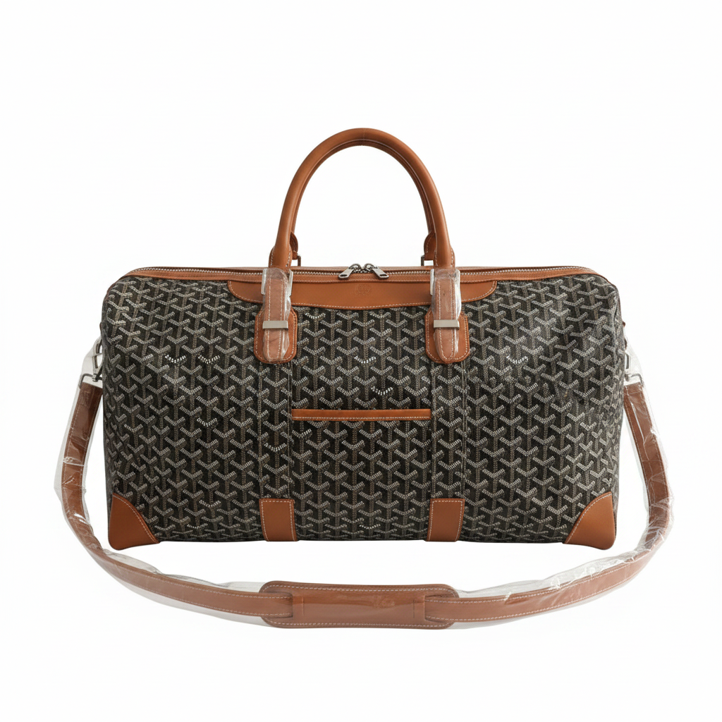 Goyard Duffle Bag - White Background Retry