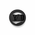 Black belt on white background